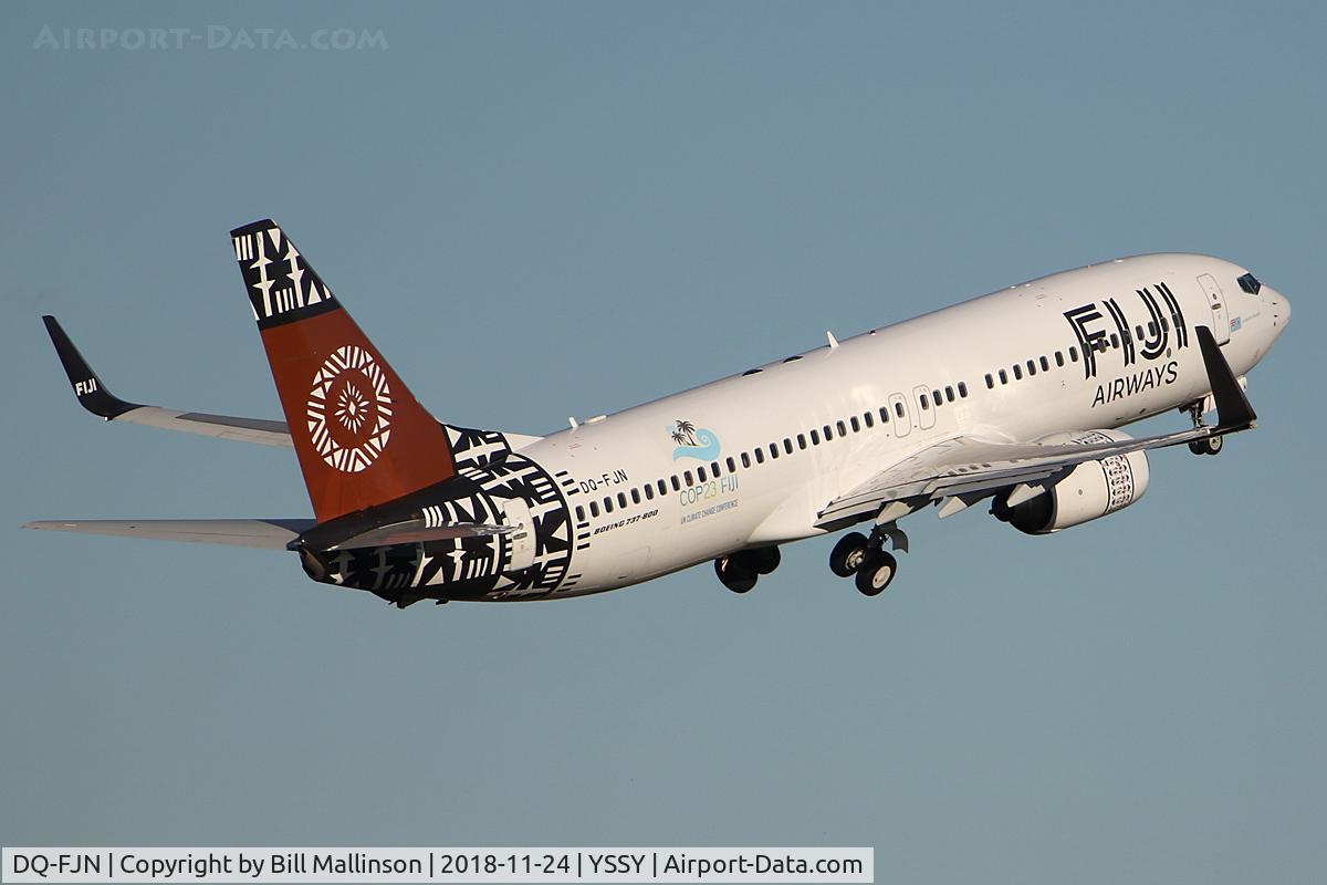 DQ-FJN, 2007 Boeing 737-86J C/N 34969, back to NAN