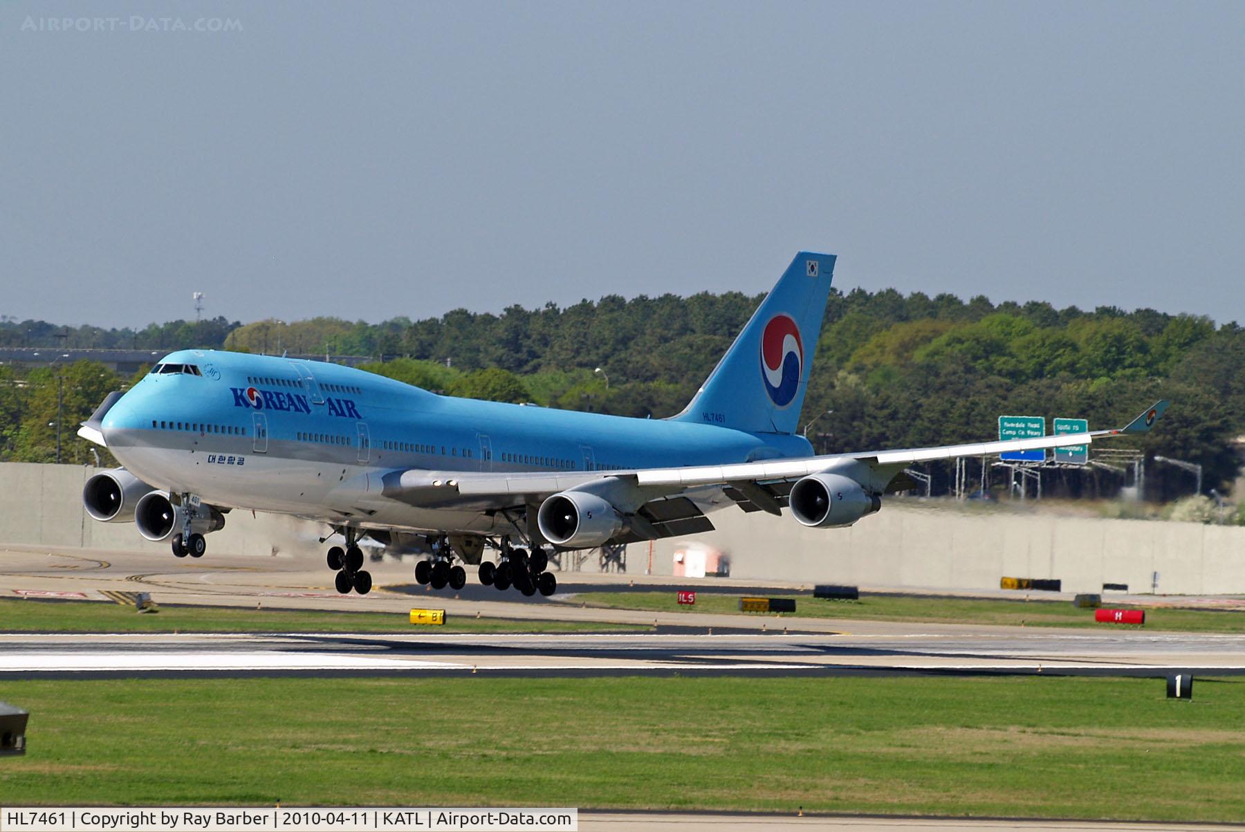 HL7461, 1997 Boeing 747-4B5 C/N 26405, HL7461   Boeing 747-4B5 [26405] (Korean Air) Atlanta-Hartsfield~N 11/04/2010