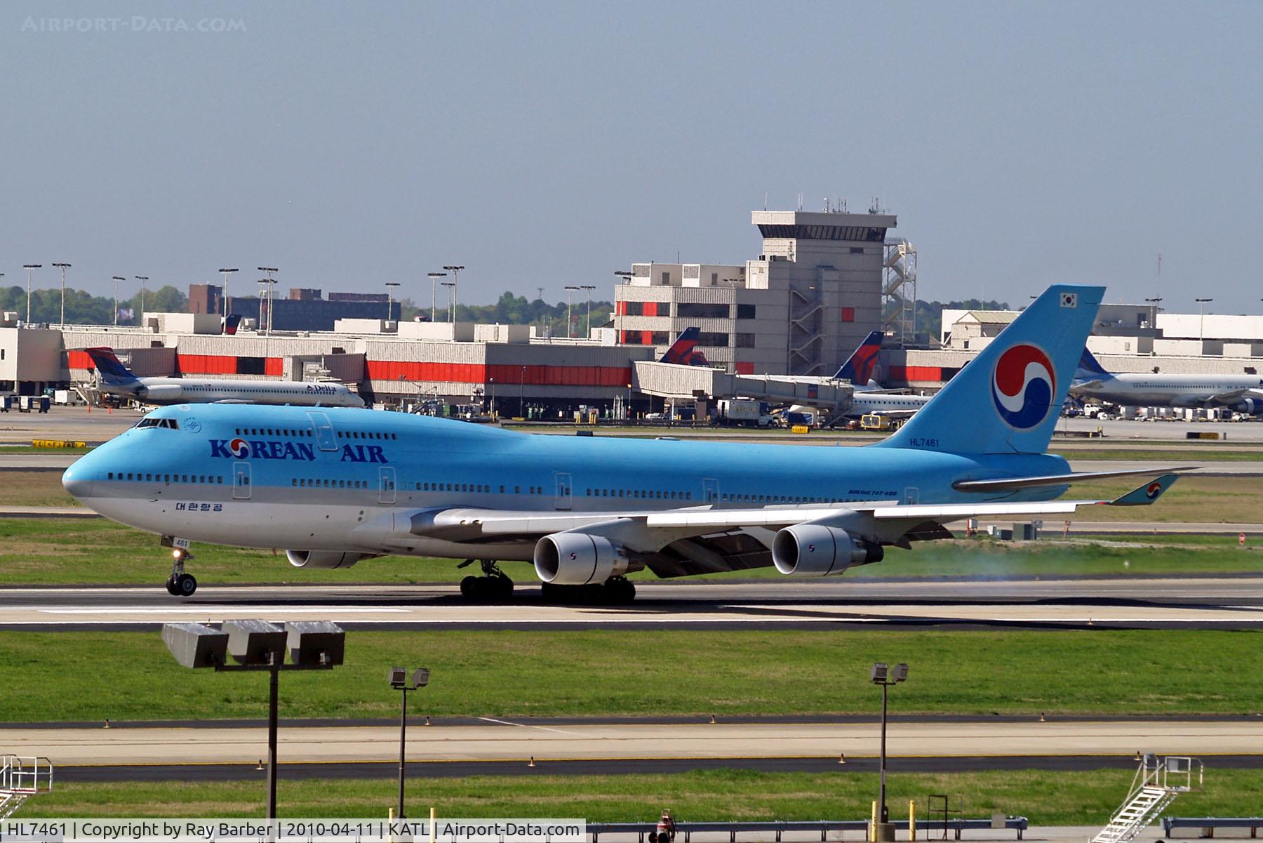 HL7461, 1997 Boeing 747-4B5 C/N 26405, HL7461   Boeing 747-4B5 [26405] (Korean Air) Atlanta-Hartsfield~N 11/04/2010