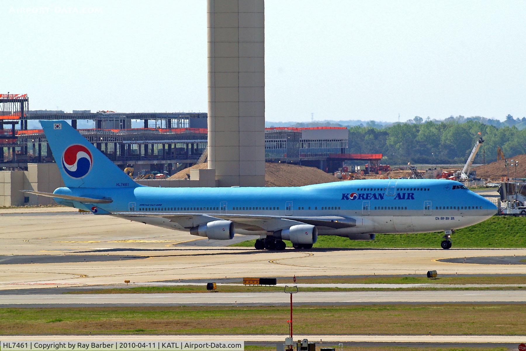 HL7461, 1997 Boeing 747-4B5 C/N 26405, HL7461   Boeing 747-4B5 [26405] (Korean Air) Atlanta-Hartsfield~N 11/04/2010