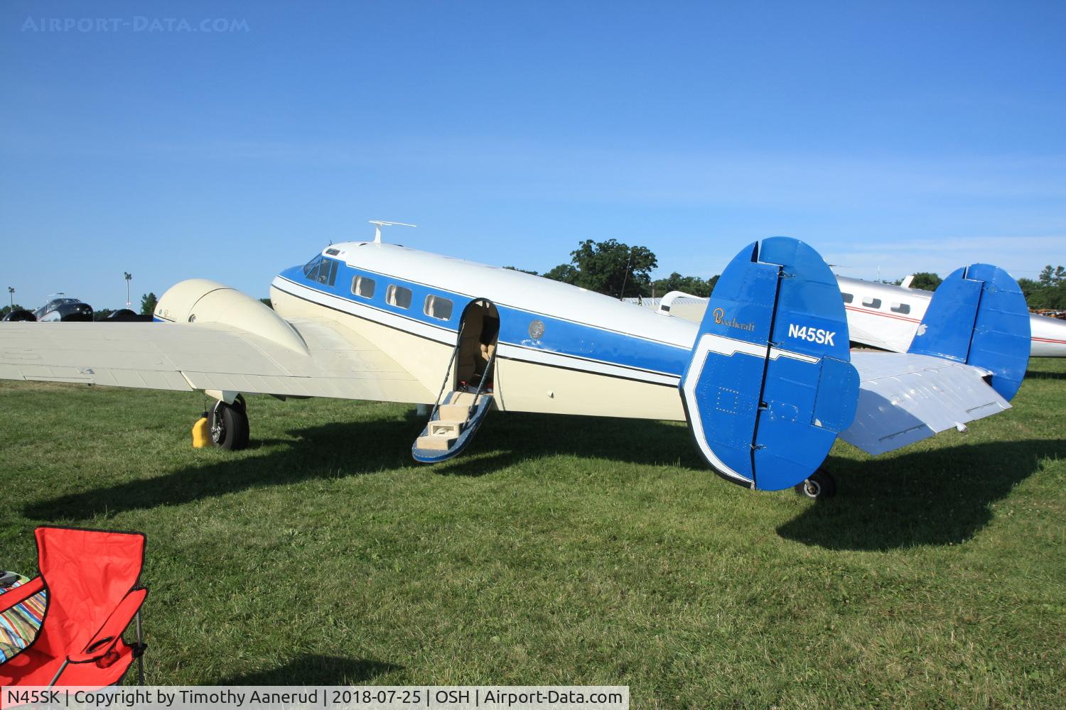 N45SK, 1952 Beech C-45H Expeditor C/N AF-645, 1952 Beech C-45H, c/n: AF-645