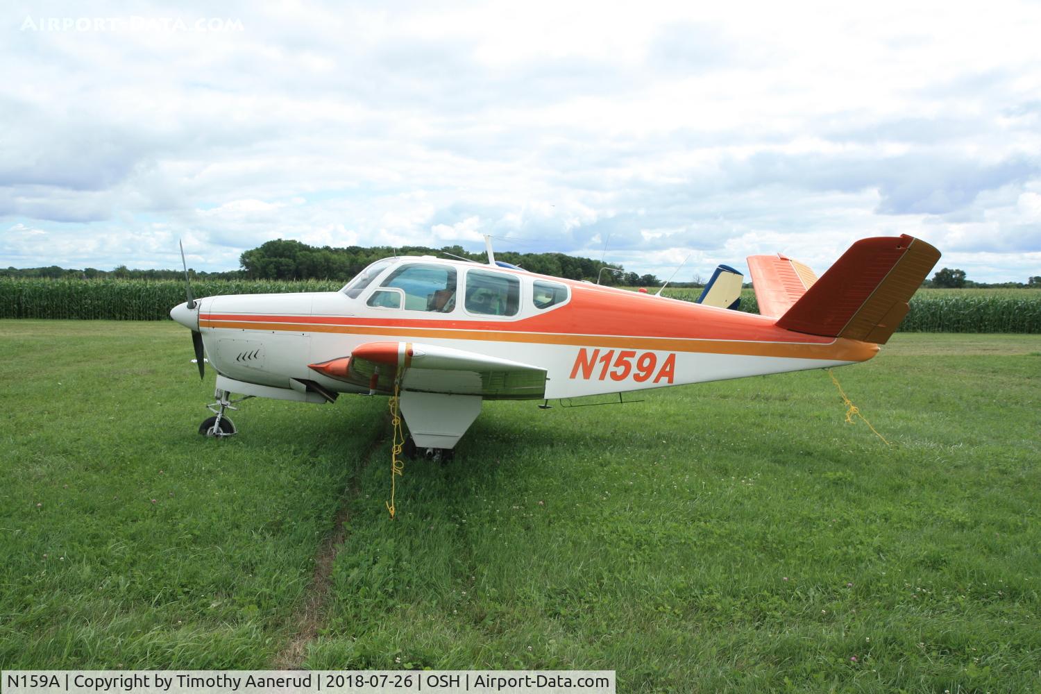 N159A, 1958 Beech J35 Bonanza C/N D-5598, 1958 Beech J35, c/n: D-5598