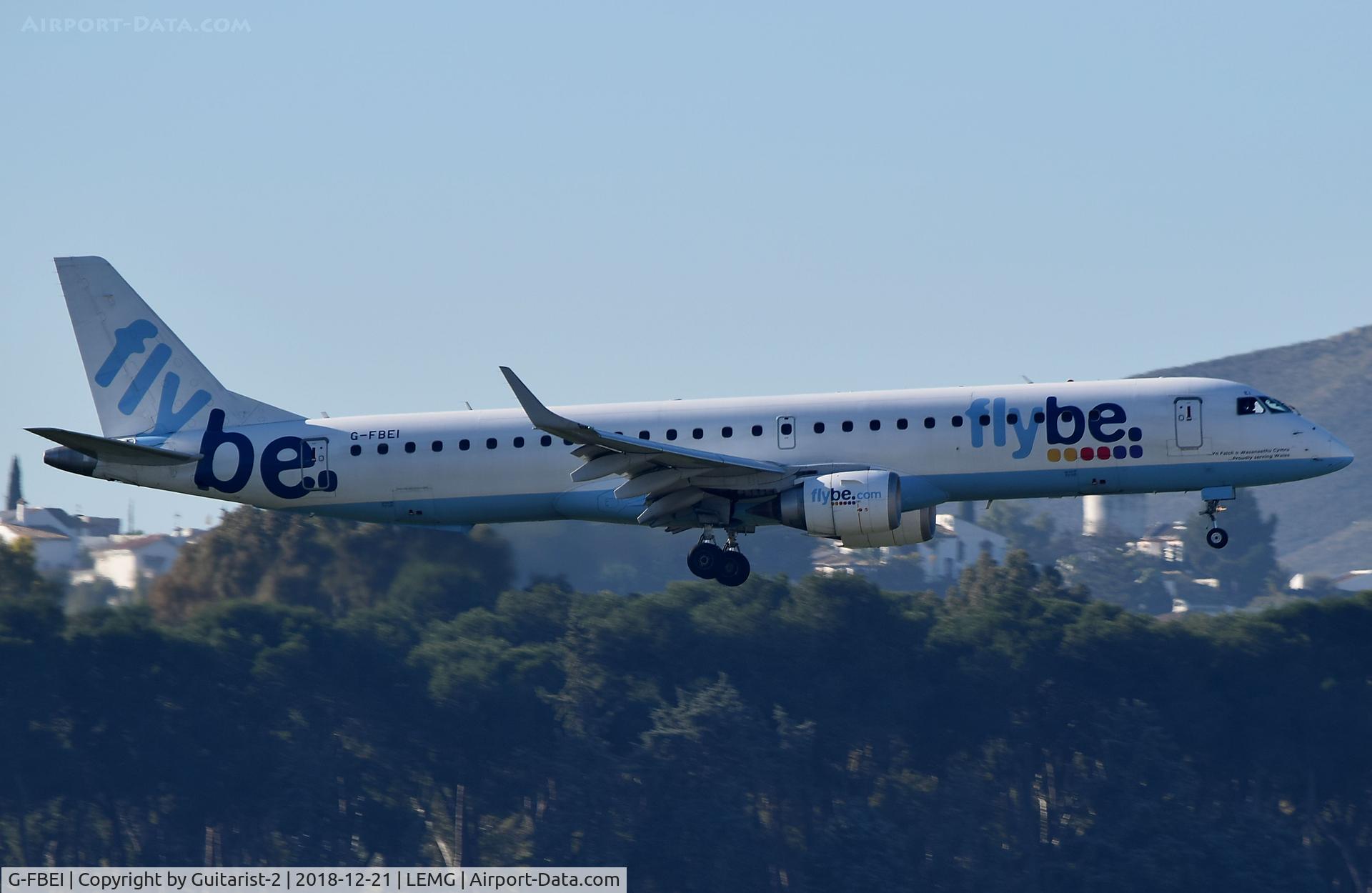 G-FBEI, 2007 Embraer 195LR (ERJ-190-200LR) C/N 19000143, At Malaga