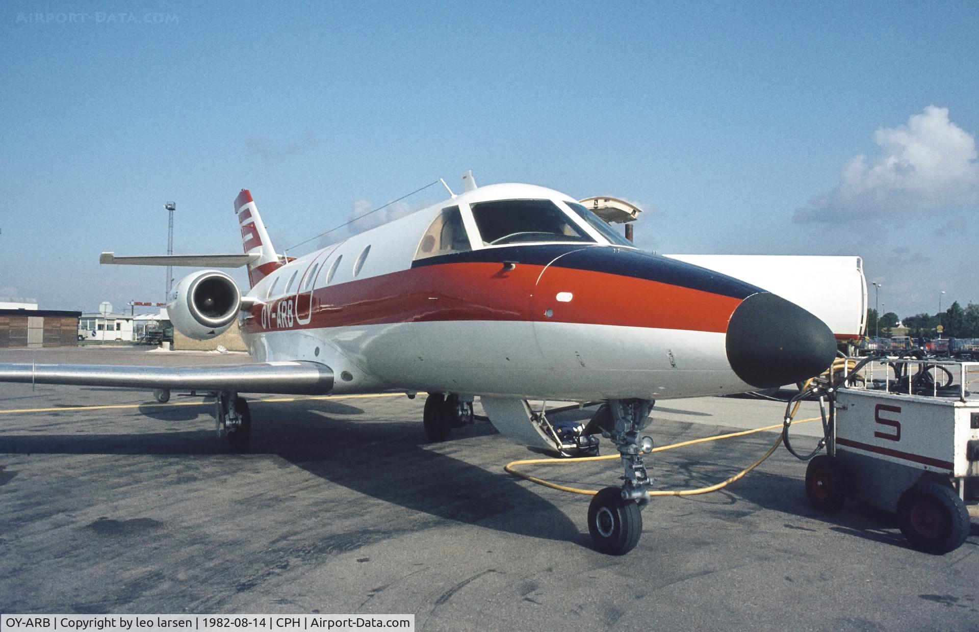 OY-ARB, 1977 Aerospatiale SN-601 Corvette C/N 34, Copenhagen 14.8.1982