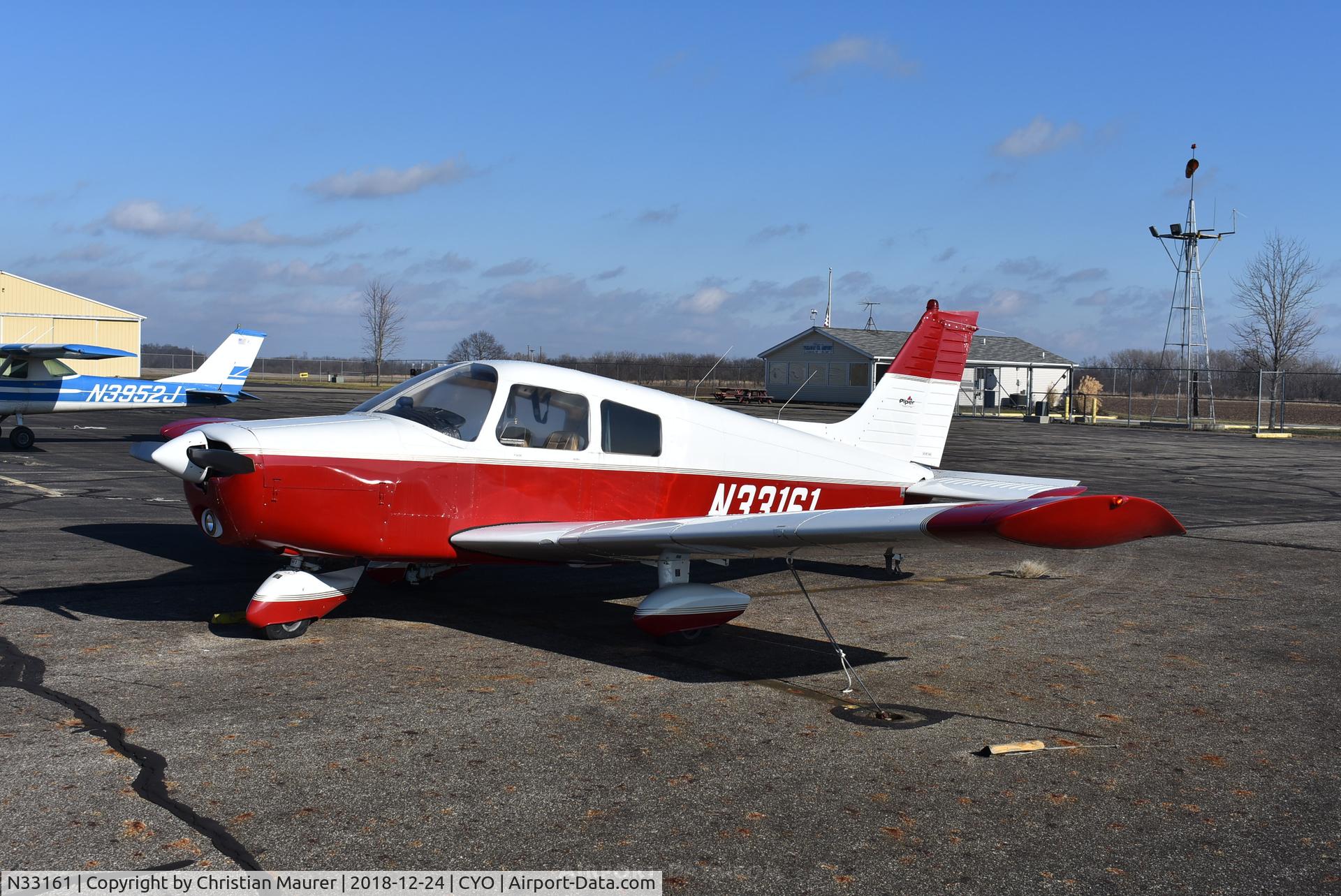 N33161, 1975 Piper PA-28-140 C/N 28-7525165, Piper Cherokee 140