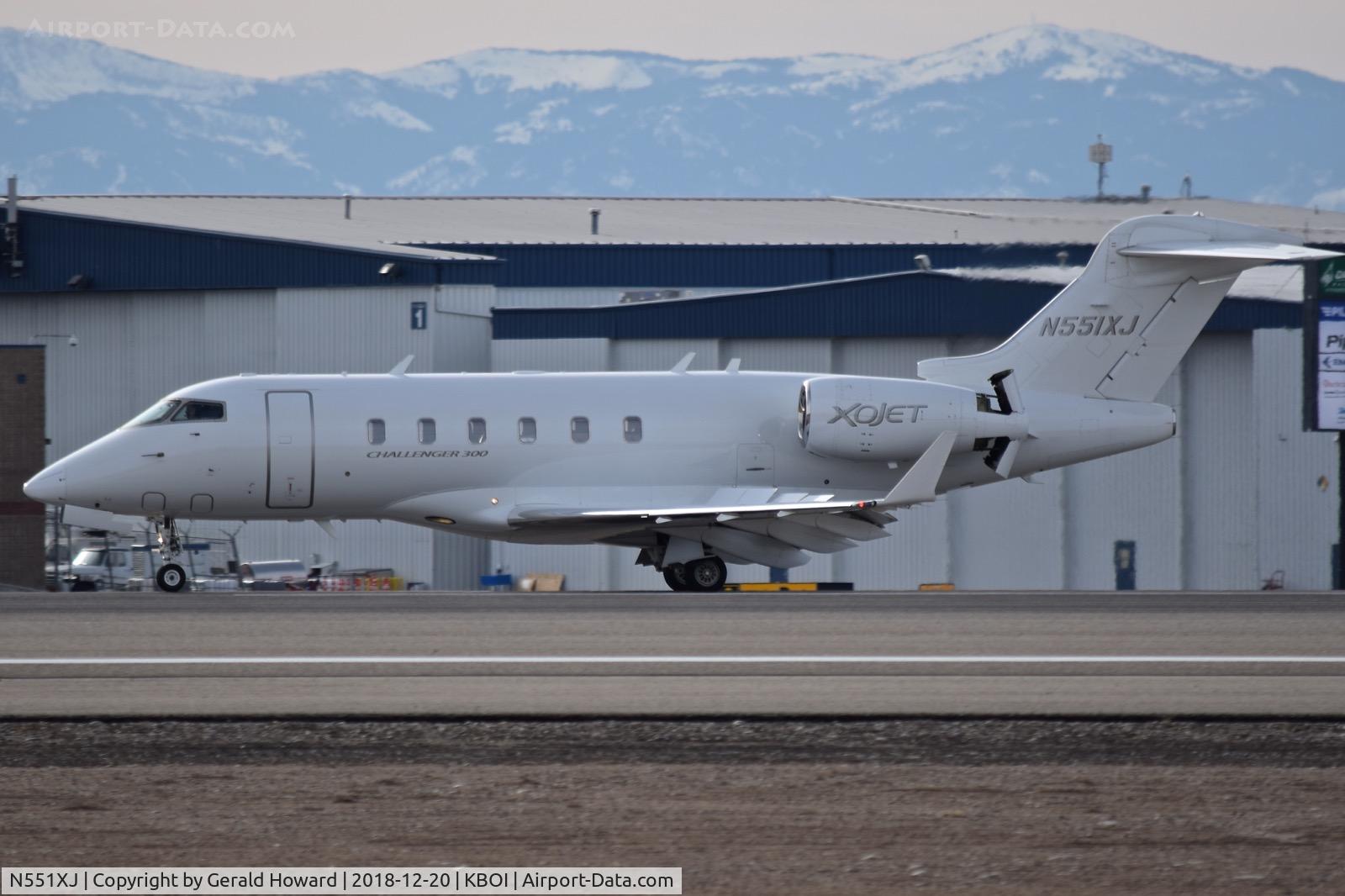 N551XJ, 2011 Bombardier Challenger 300 (BD-100-1A10) C/N 20324, Landing roll out on RWY 10R.