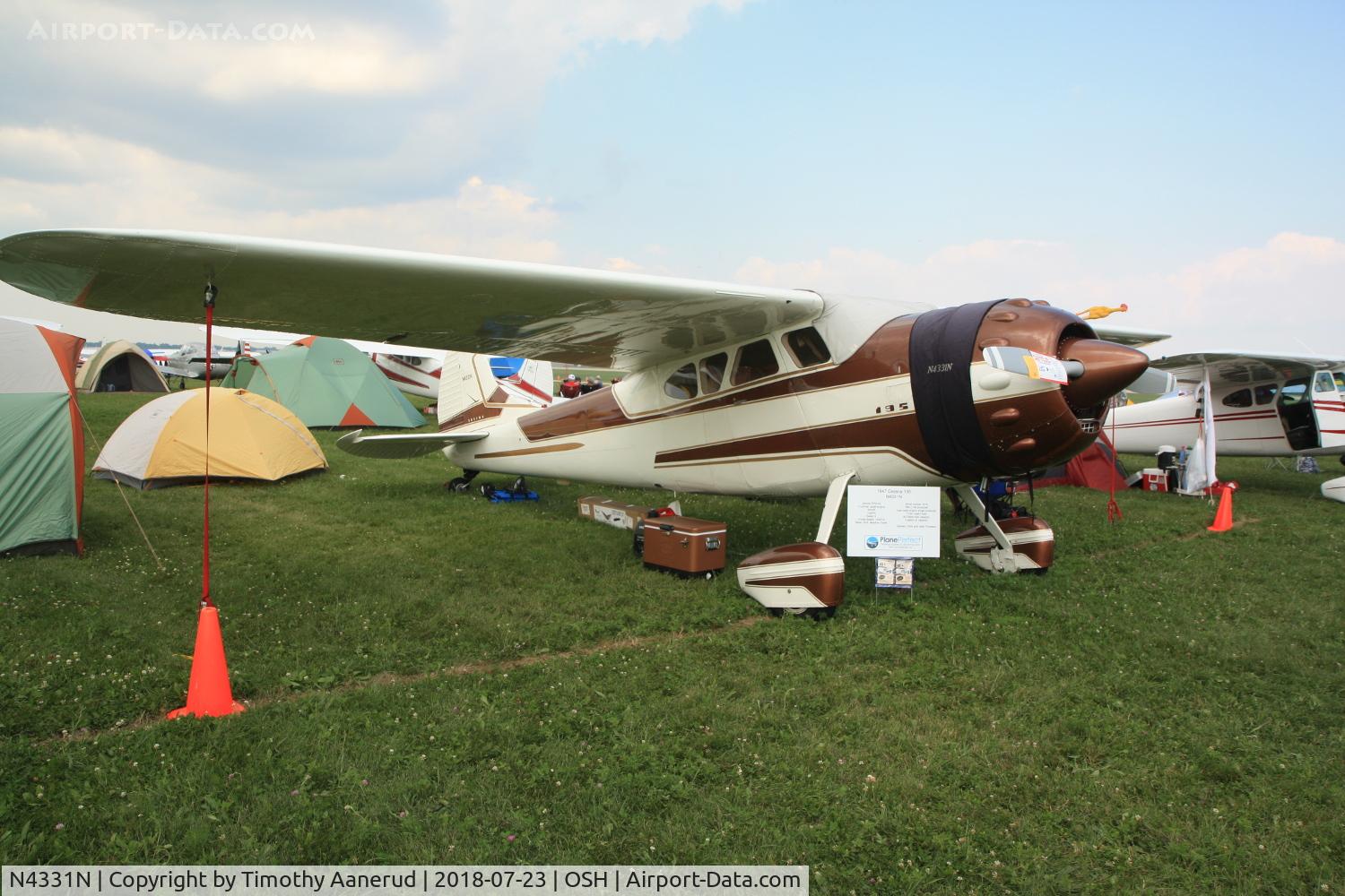 N4331N, 1947 Cessna 195 C/N 7078, 1947 Cessna 195, c/n: 7078