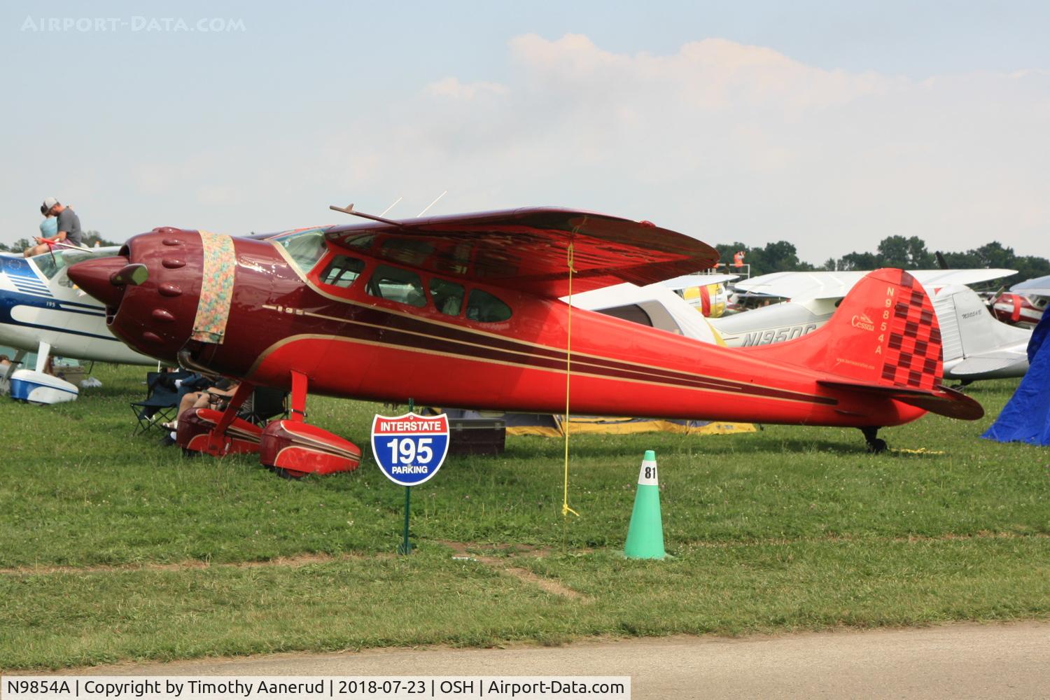 N9854A, 1952 Cessna 190 C/N 7547, 1952 Cessna 190, c/n: 7547