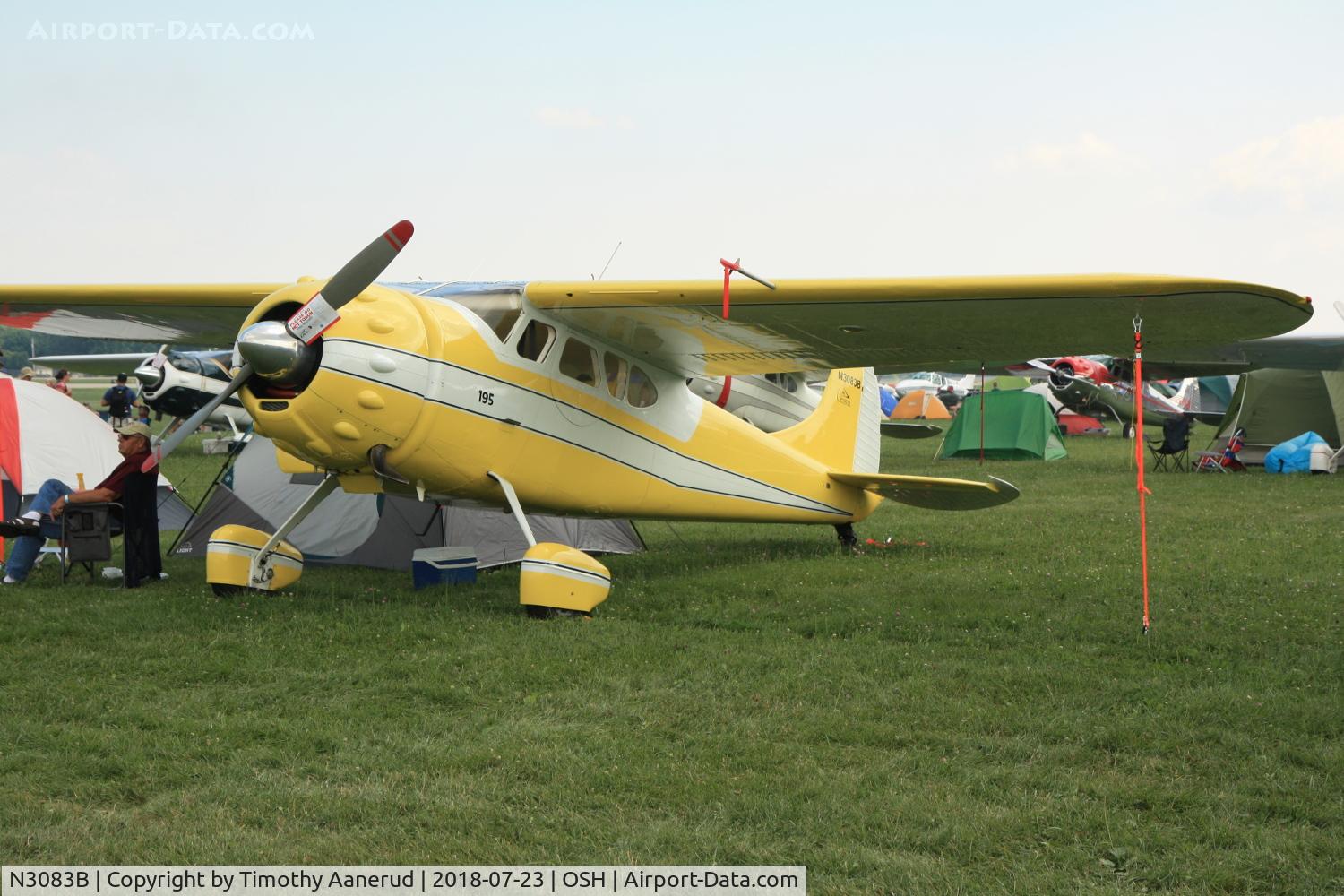 N3083B, 1952 Cessna 195A C/N 7968, 1952 Cessna 195A, c/n: 7968