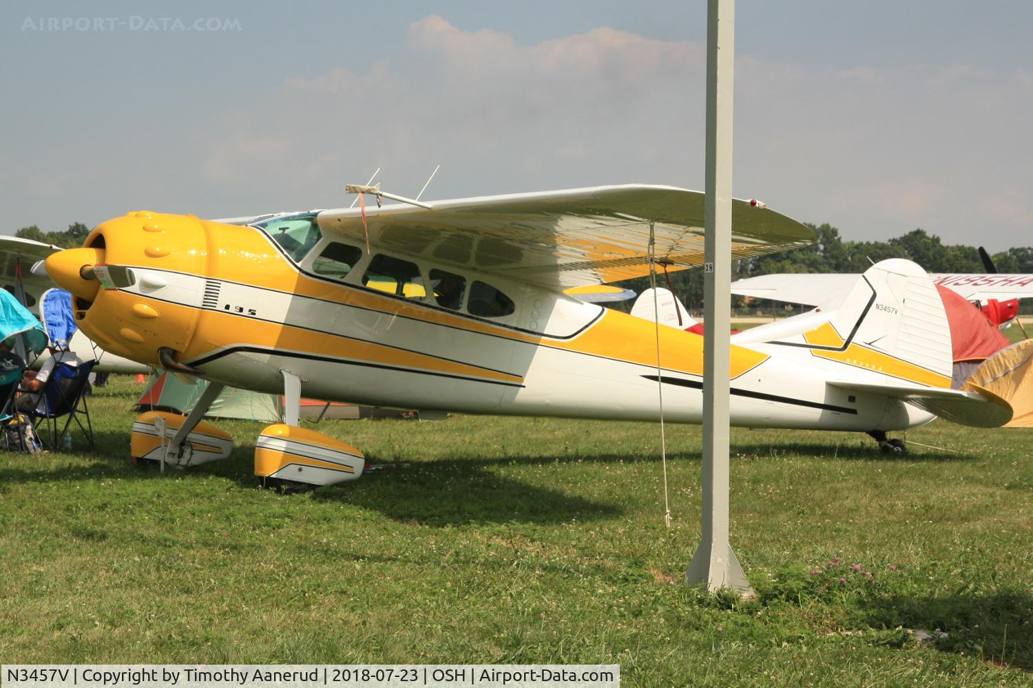 N3457V, 1948 Cessna 195 C/N 7154, 1948 Cessna 195, c/n: 7154