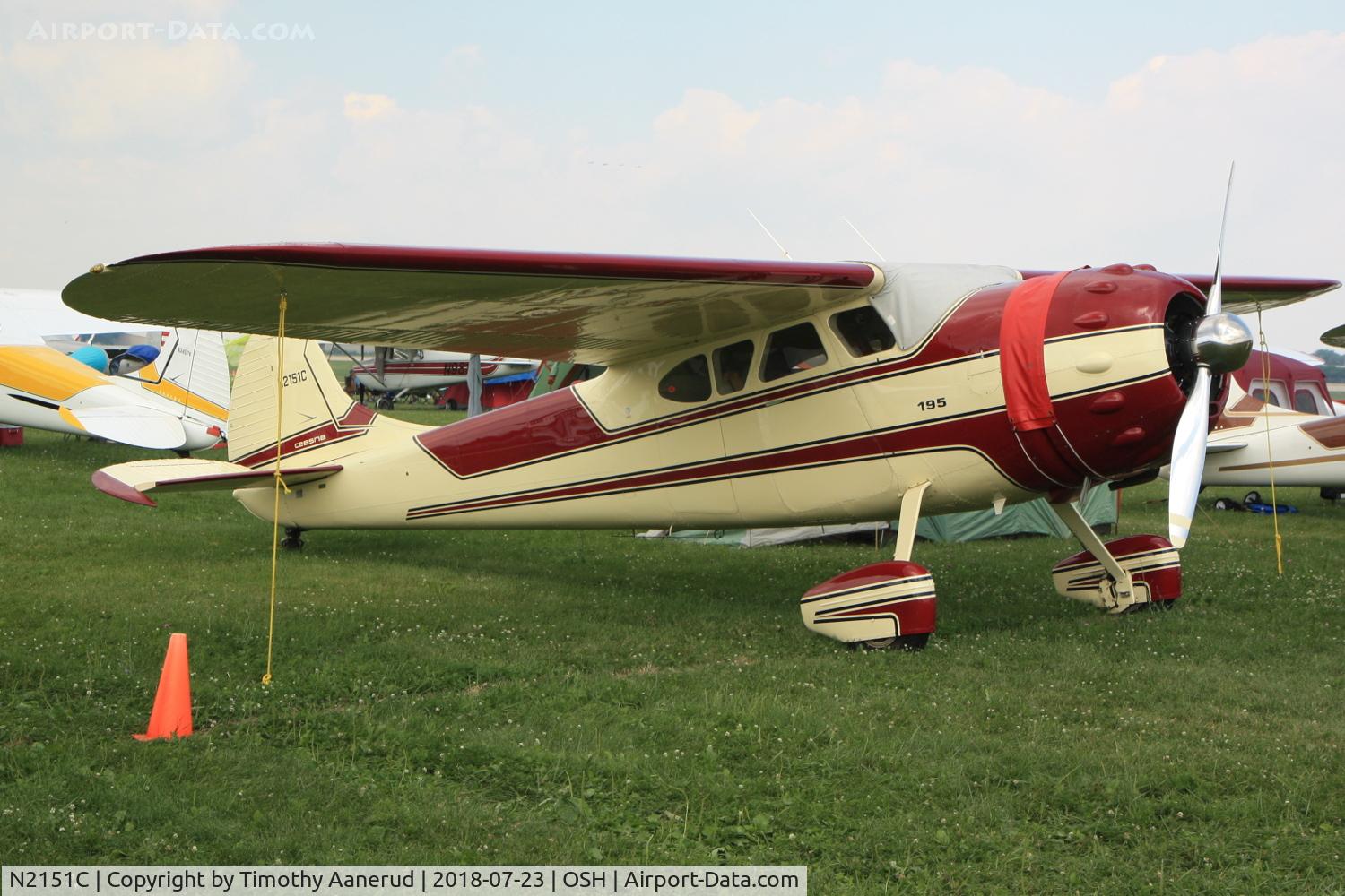 N2151C, 1954 Cessna 195B Businessliner C/N 16136, 1954 Cessna 195B, c/n: 16136