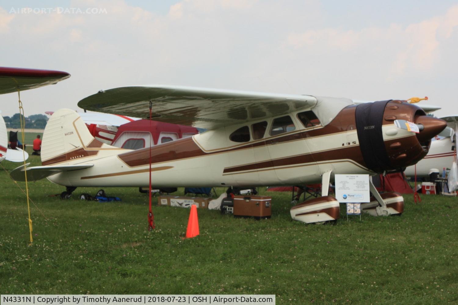 N4331N, 1947 Cessna 195 C/N 7078, 1947 Cessna 195, c/n: 7078