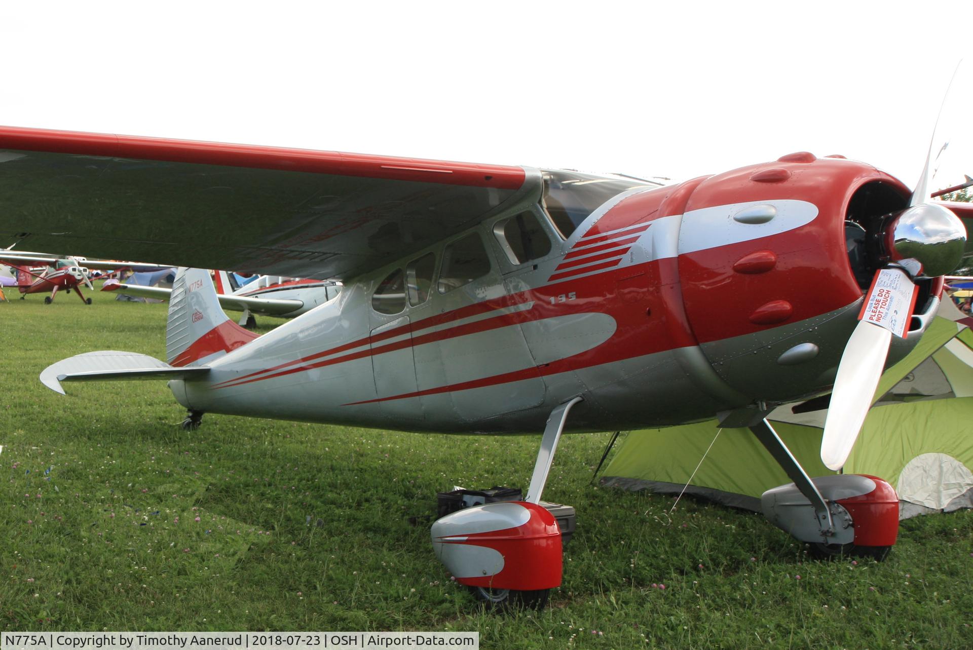 N775A, 1951 Cessna 195B Businessliner C/N 7631, 1951 Cessna 195B, c/n: 7631