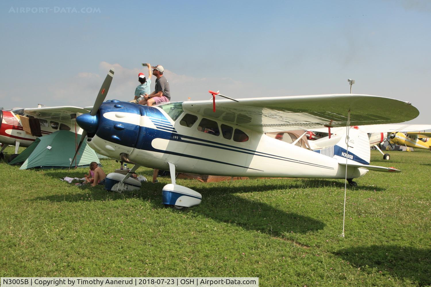 N3005B, 1952 Cessna 195B Businessliner C/N 7888, 1952 Cessna 195B, c/n: 7888