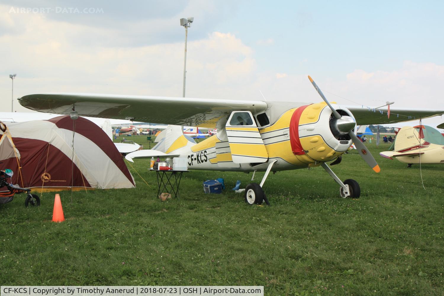 CF-KCS, 1947 Cessna 195 C/N 7034, 1947 Cessna 195, c/n: 7034