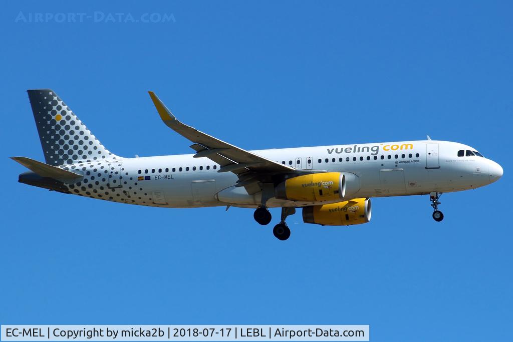 EC-MEL, 2015 Airbus A320-232 C/N 6450, Landing