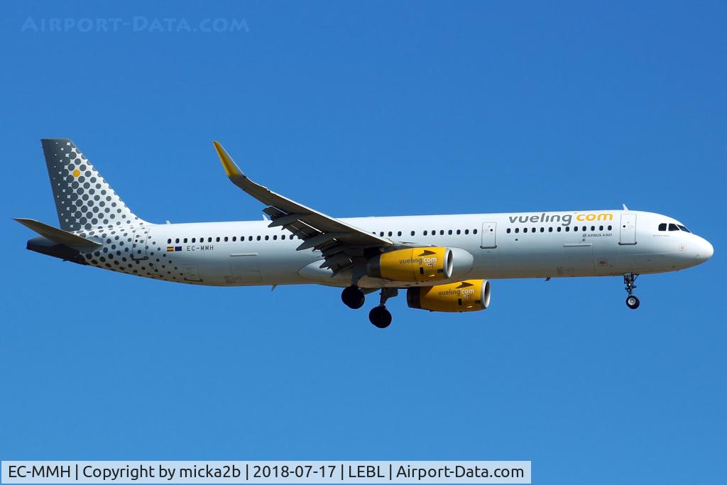 EC-MMH, 2016 Airbus A321-231 C/N 7152, Landing