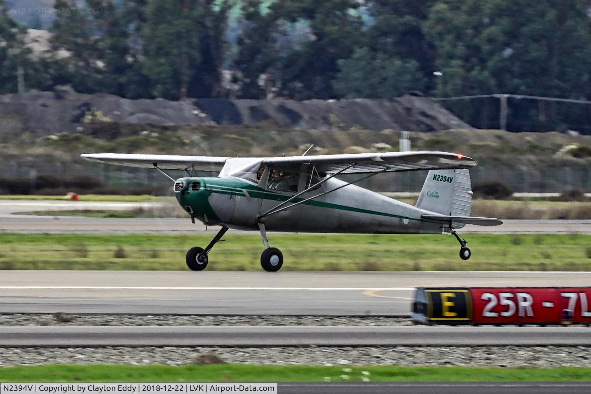 N2394V, 1948 Cessna 140 C/N 14635, Livermore Airport California 2018.