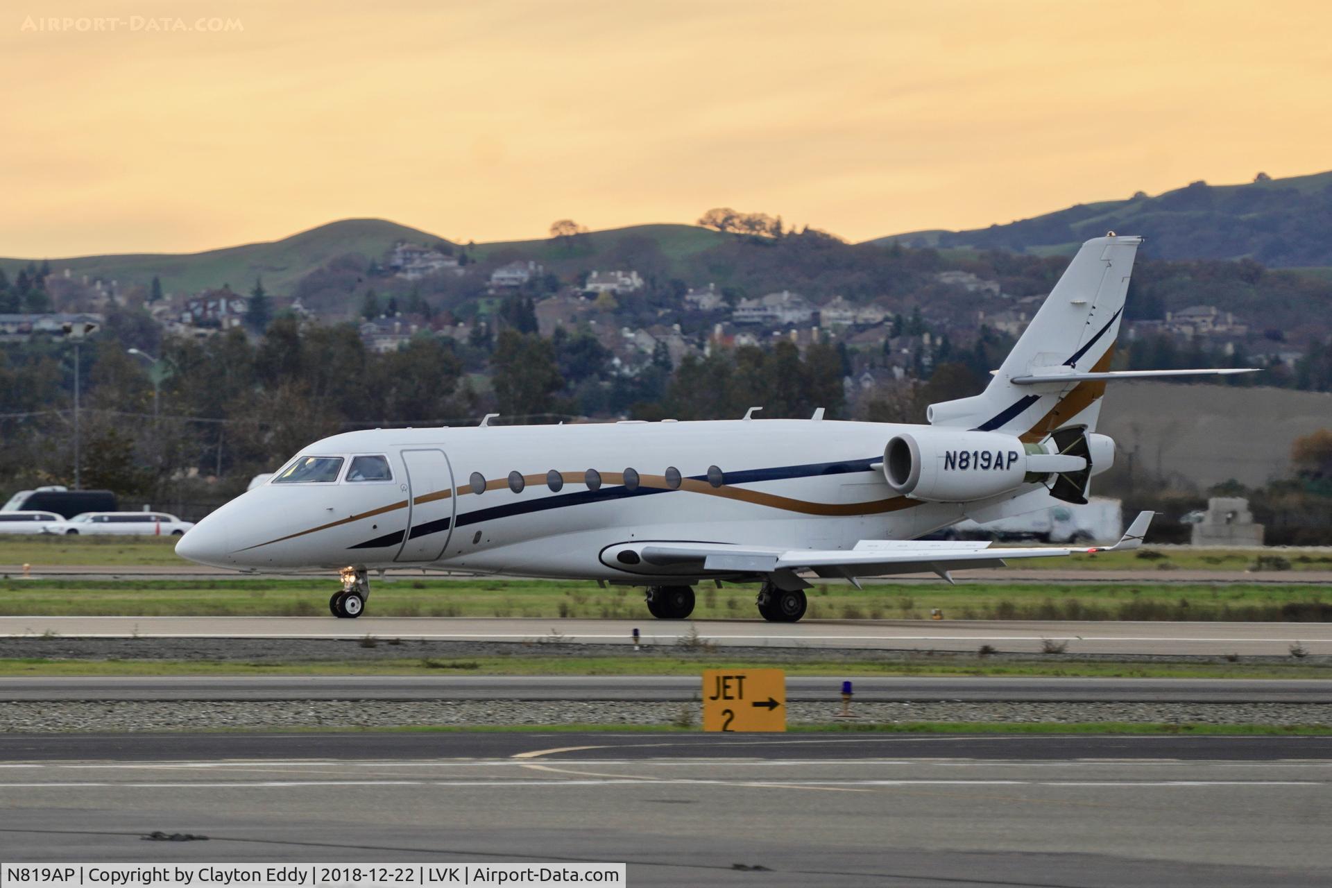 N819AP, 2008 Israel Aerospace Industries G200 C/N 191, Livermore Airport California 2018.