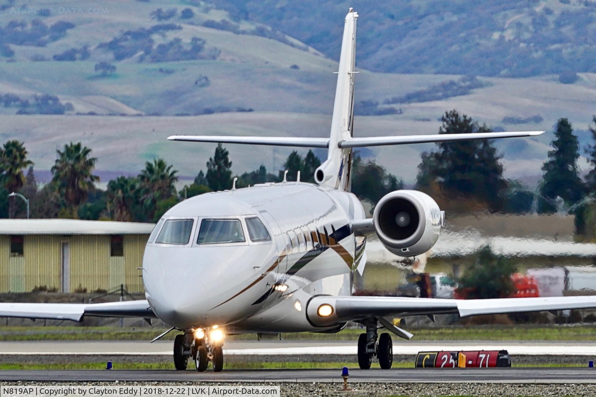 N819AP, 2008 Israel Aerospace Industries G200 C/N 191, Livermore Airport California 2018.