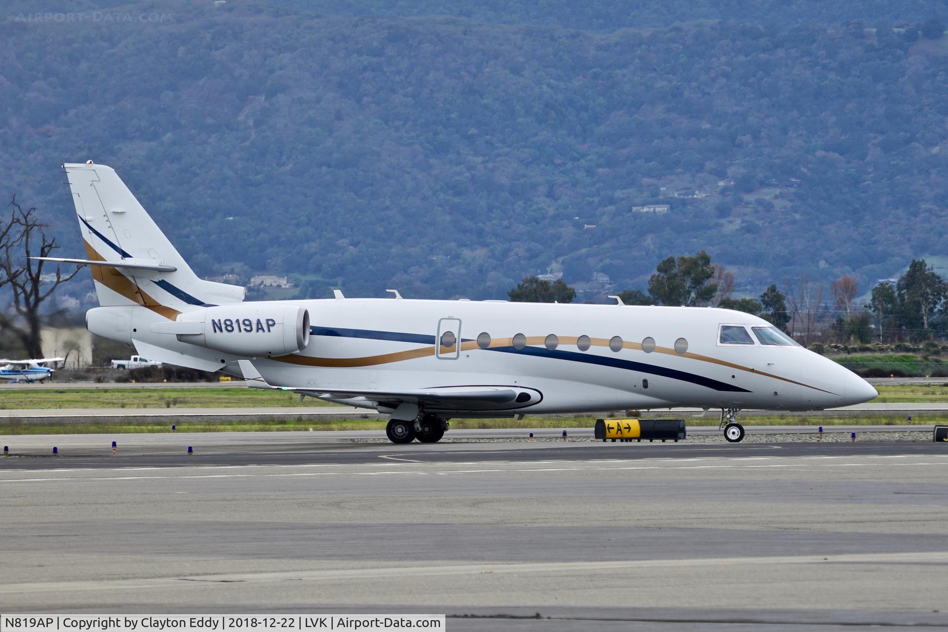N819AP, 2008 Israel Aerospace Industries G200 C/N 191, Livermore Airport California 2018.
