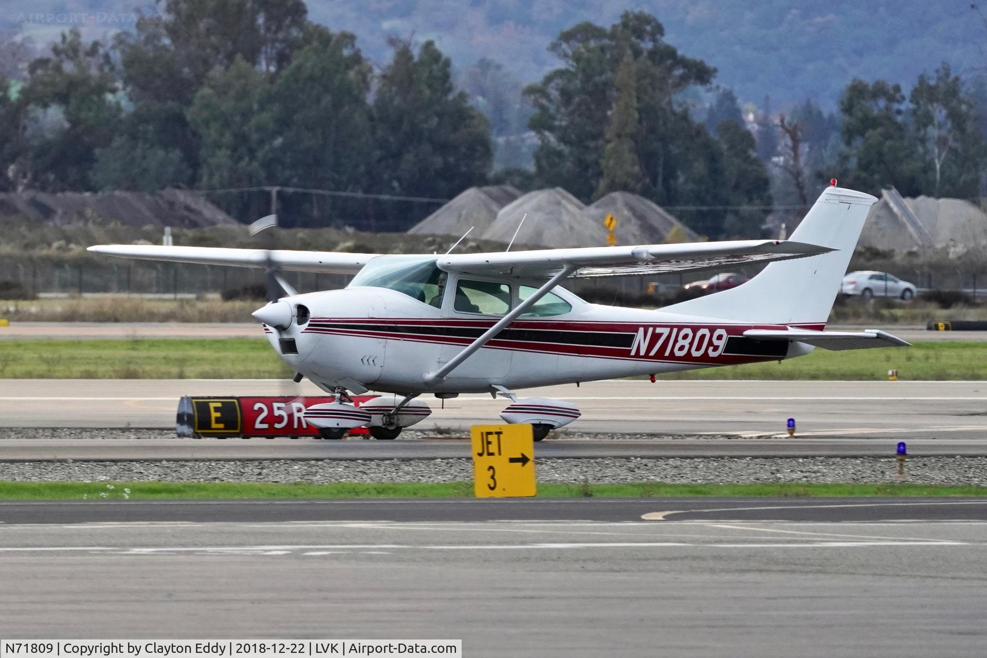 N71809, 1969 Cessna 182M Skylane C/N 18259764, Livermore Airport California 2018.