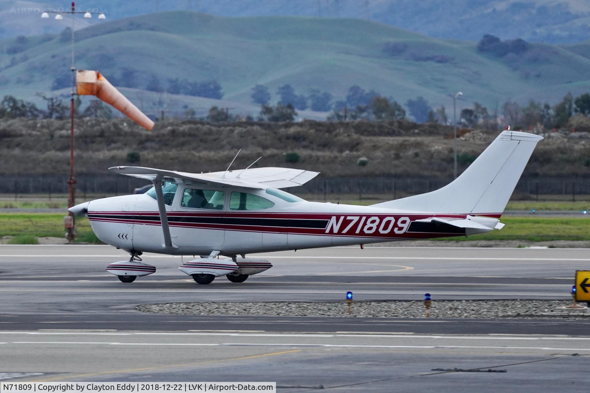N71809, 1969 Cessna 182M Skylane C/N 18259764, Livermore Airport California 2018.