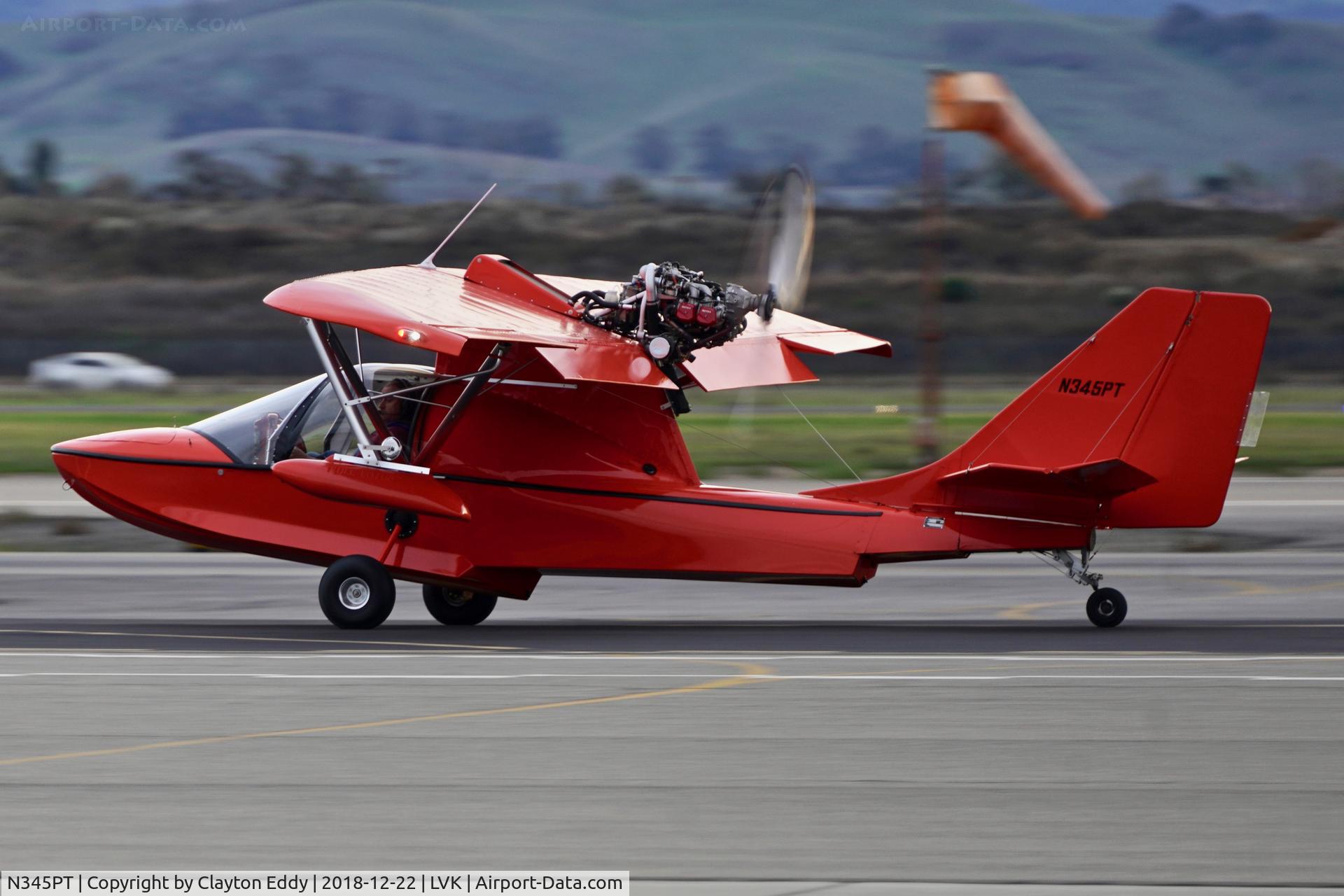 N345PT, 2015 Progressive Aerodyne Searey LSX C/N 1LK533C, Livermore Airport California 2018.