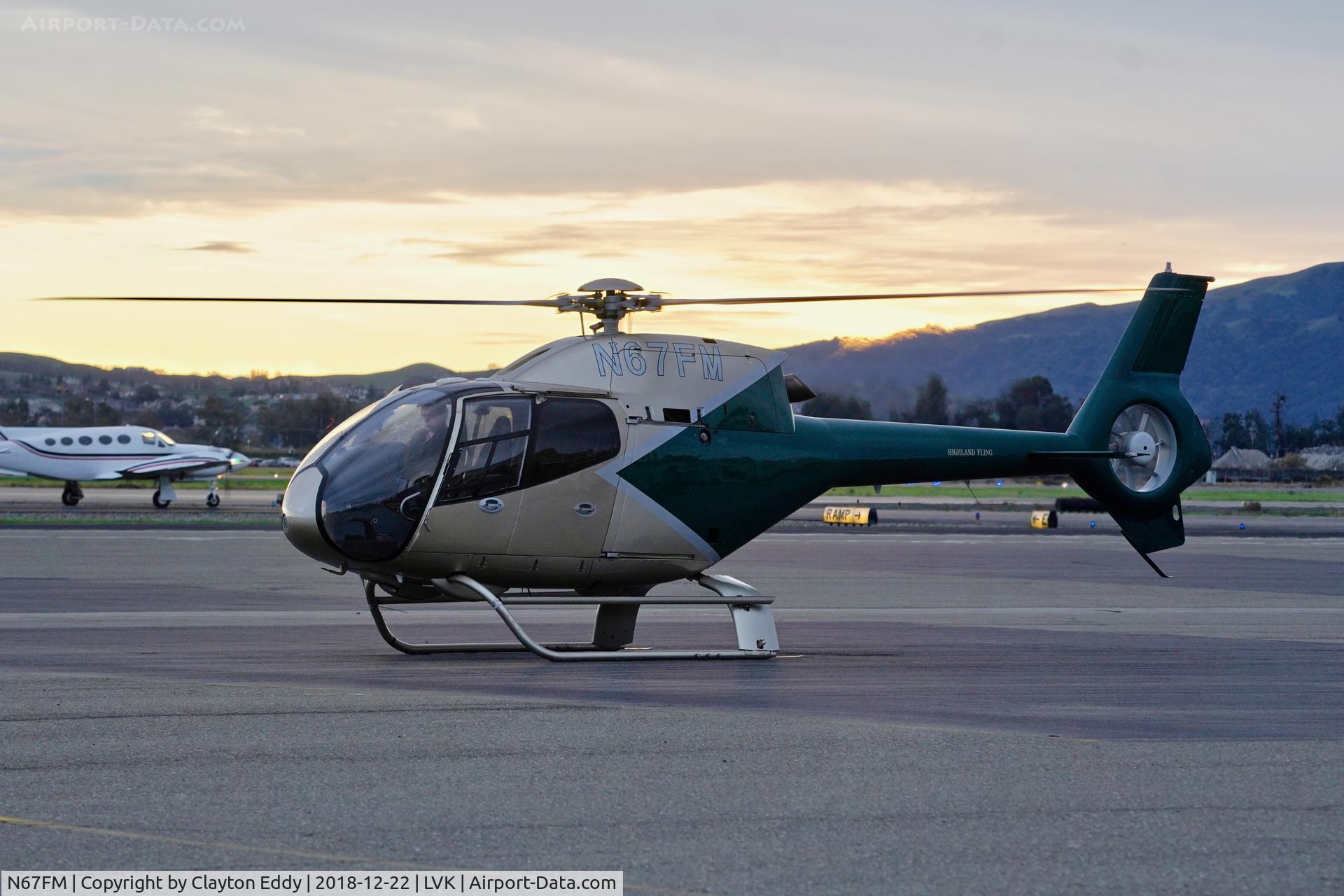 N67FM, 2001 Eurocopter EC-120B Colibri C/N 1195, Livermore Airport California 2018.