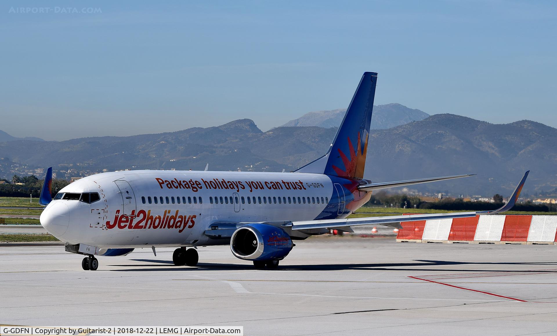G-GDFN, 1998 Boeing 737-33V C/N 29332, At Malaga