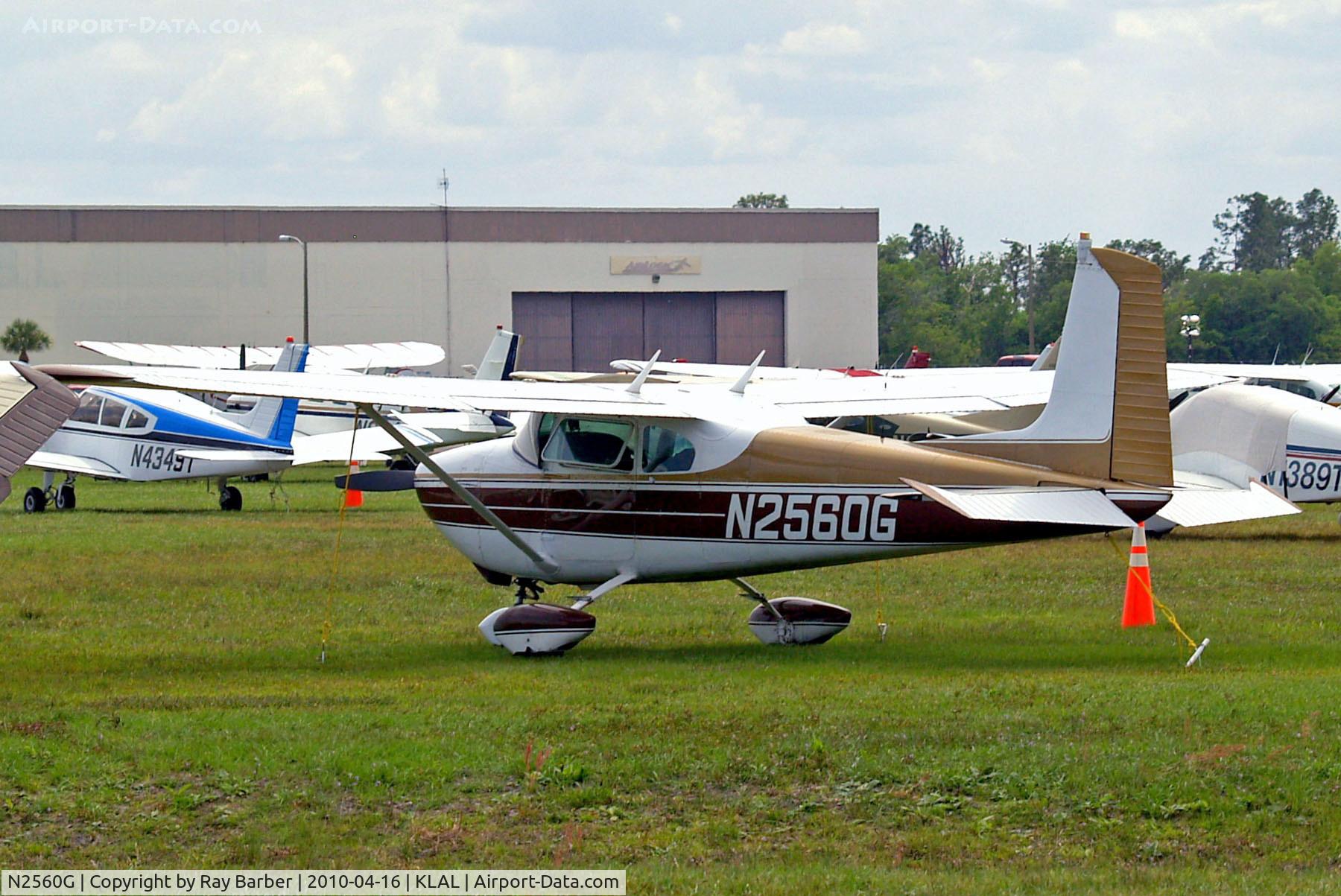N2560G, 1959 Cessna 182B Skylane C/N 51860, N2560G   Cessna 182B Skylane [51860] Lakeland-Linder~N 16/04/2010
