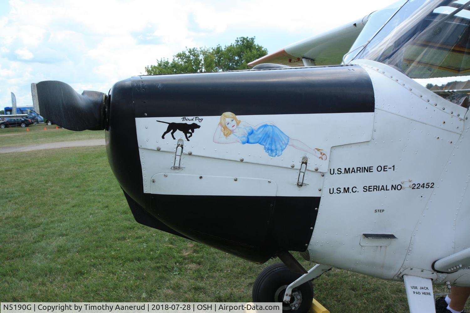 N5190G, 1951 Cessna 305A C/N 22452, 1951 Cessna 305A, c/n: 22452