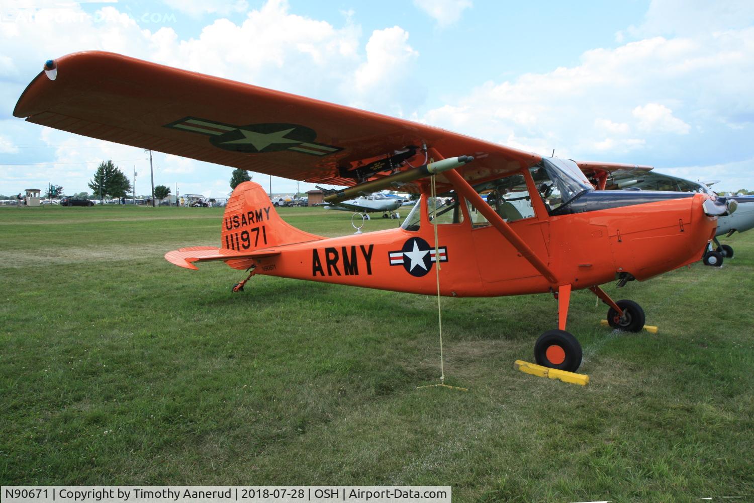 N90671, 1951 Cessna O-1A Bird Dog C/N 22285, 1951 Cessna O-1A Bird Dog, c/n: 22285