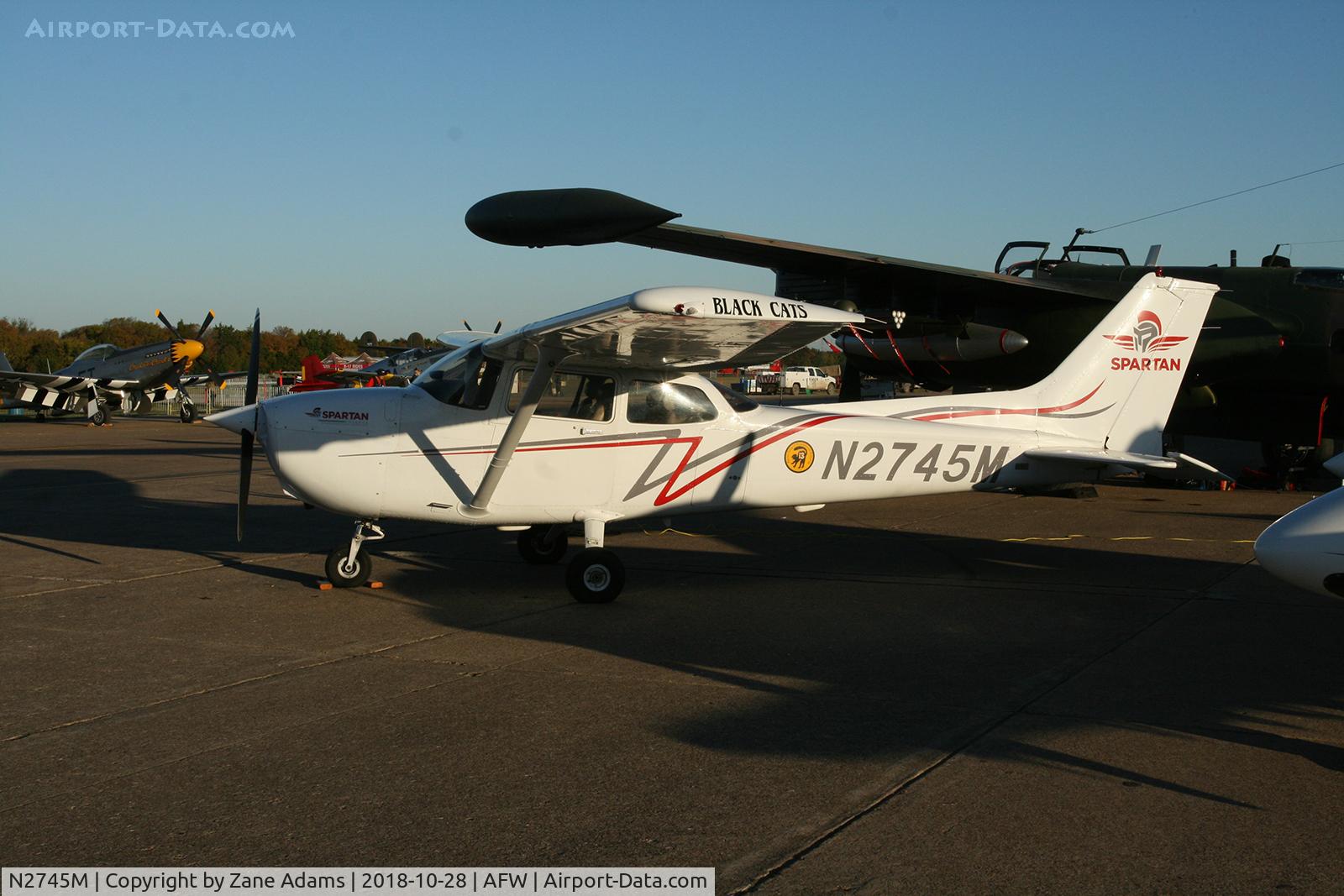 N2745M, 1999 Cessna 172R C/N 17280586, At the 2018 Alliance Airshow, Fort Worth, TX