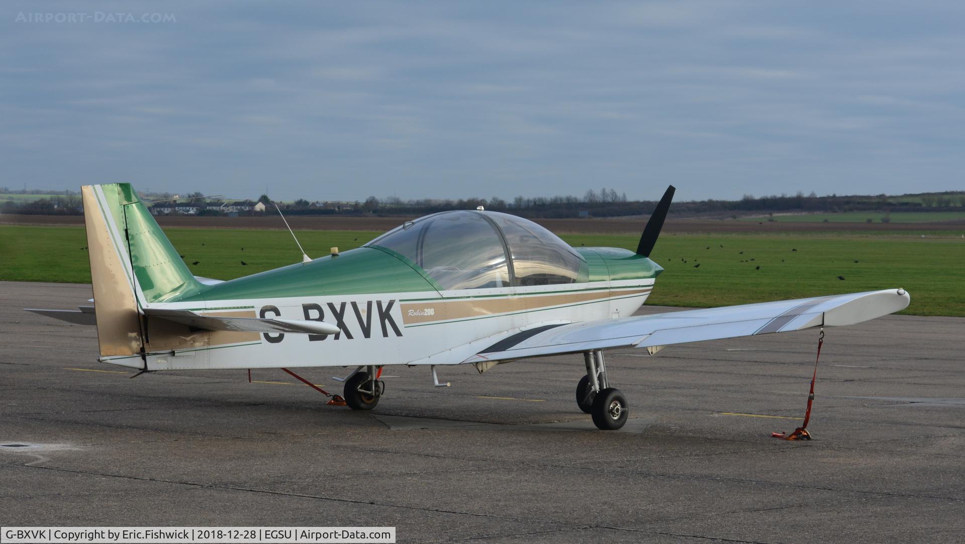G-BXVK, 1998 Robin HR-200-120B C/N 326, 2. G-BXVK visiting Duxford, Dec. 2018.