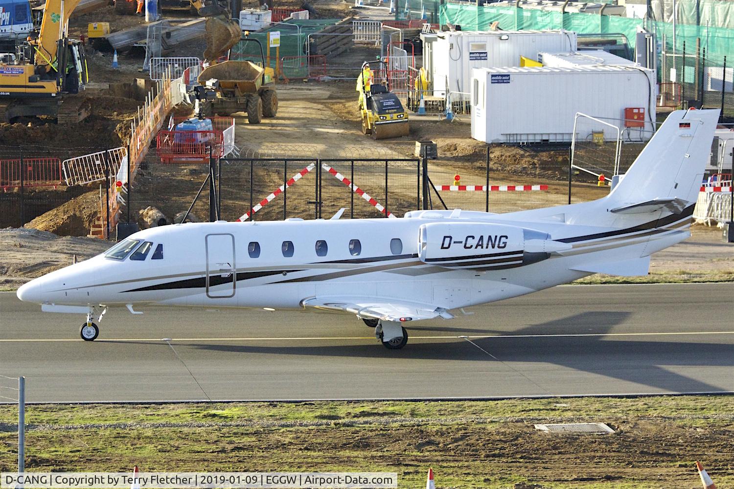 D-CANG, 2013 Cessna 560 Citation Excel XLS+ C/N 560-6128, at Luton
