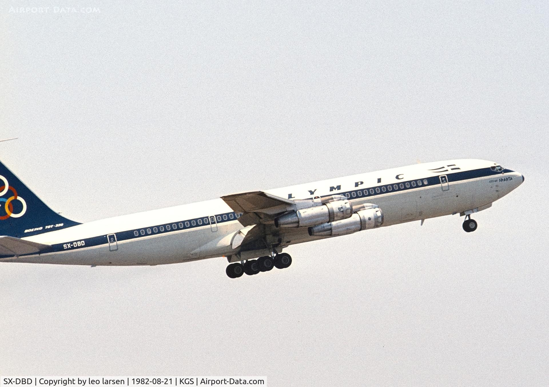 SX-DBD, 1968 Boeing 707-384C C/N 19760, KOS 21.8.1982