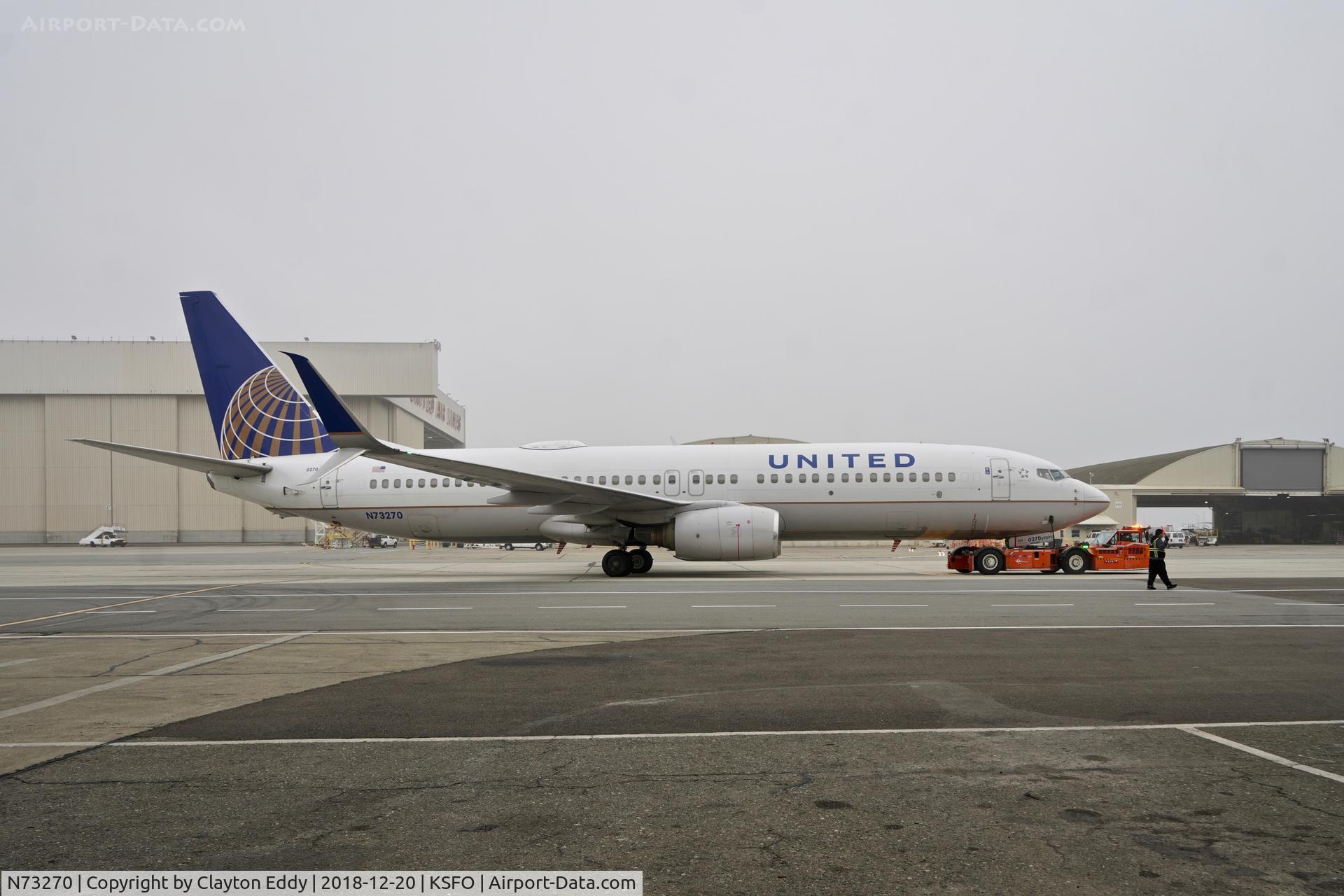 N73270, 2001 Boeing 737-824 C/N 31632, SFO 2018.