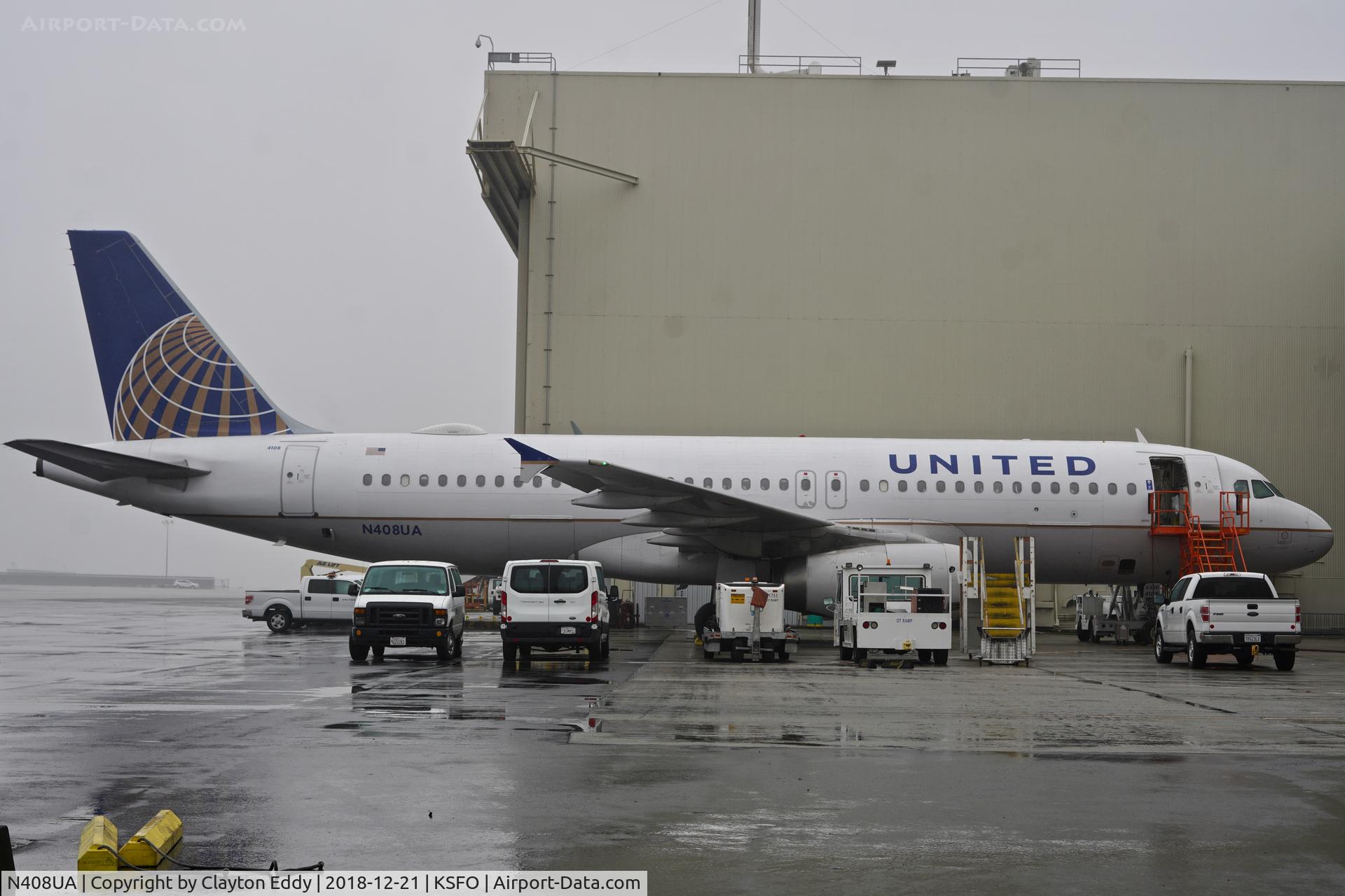 N408UA, 1994 Airbus A320-232 C/N 457, SFO 2018.