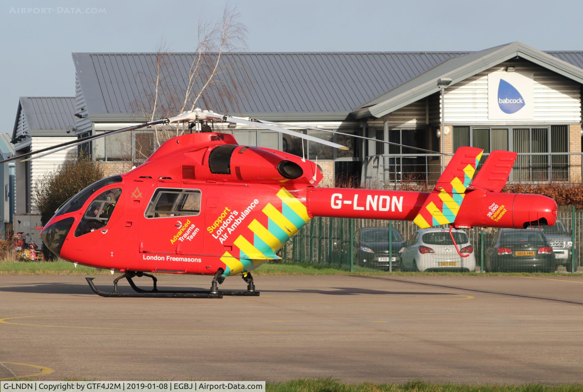 G-LNDN, 2008 MD Helicopters MD-900 Explorer C/N 900-00125, G-LNDN at Staverton 08Jan19
