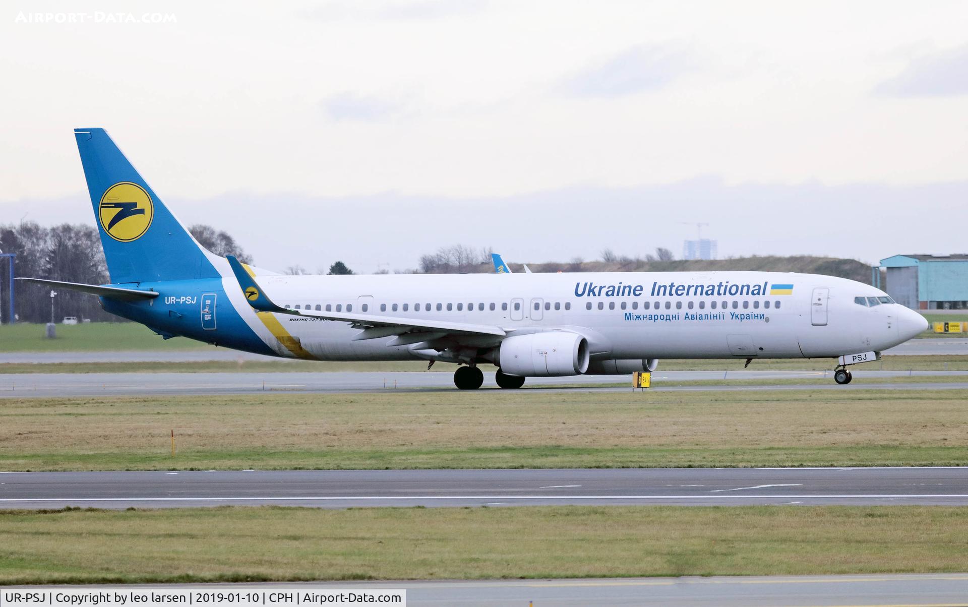 UR-PSJ, 2013 Boeing 737-9KV C/N 41535, Copenhagen 10.1.2019