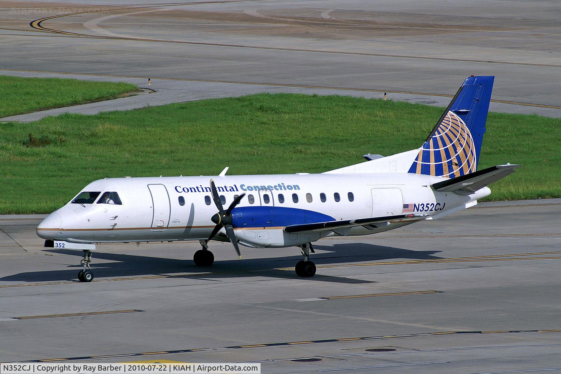 N352CJ, 1993 Saab 340B C/N 340B-352, N352CJ   SAAB-Scania SF-340B [352] (Continental Connection-Colgan Air) Houston-George Bush Intercontinental~N 22/07/2010