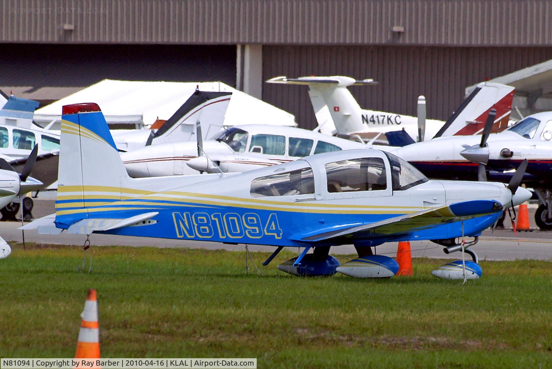 N81094, 1977 Grumman American AA-5B Tiger C/N AA5B0427, N81094   Grumman American AA-5B Tiger [AA5B-0427] Lakeland-Linder~N 16/04/2010