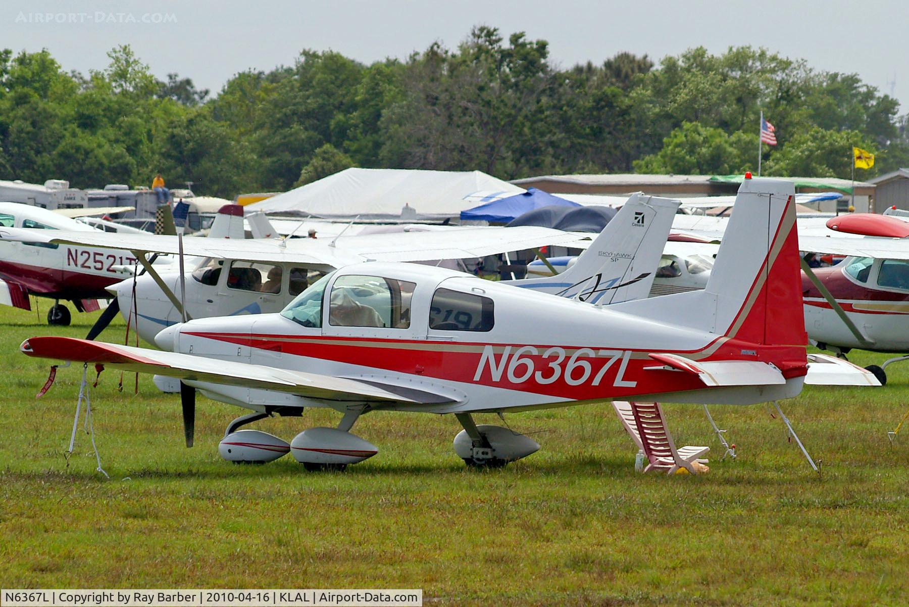 N6367L, 1972 American AA-5 C/N AA5-0237, N6367L   Grumman-American AA-5 Traveler [AA5-0237] Lakeland-Linder~N 16/04/2010