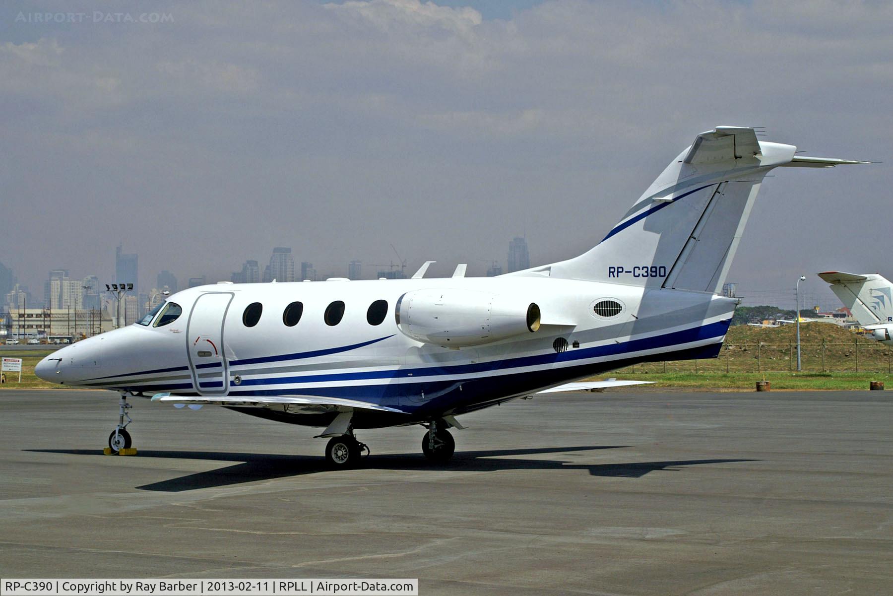 RP-C390, 2007 Hawker Beechcraft 390 Premier 1A C/N RB-204, RP-C390   Raytheon 390 Premier 1A [RB-204] Manila-Ninoy Aquino Int'l~RP 11/02/2013