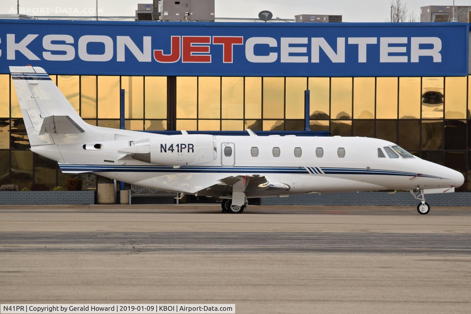 N41PR, 2003 Cessna 560XL Citation C/N 560-5325, Parked on the north GA ramp.