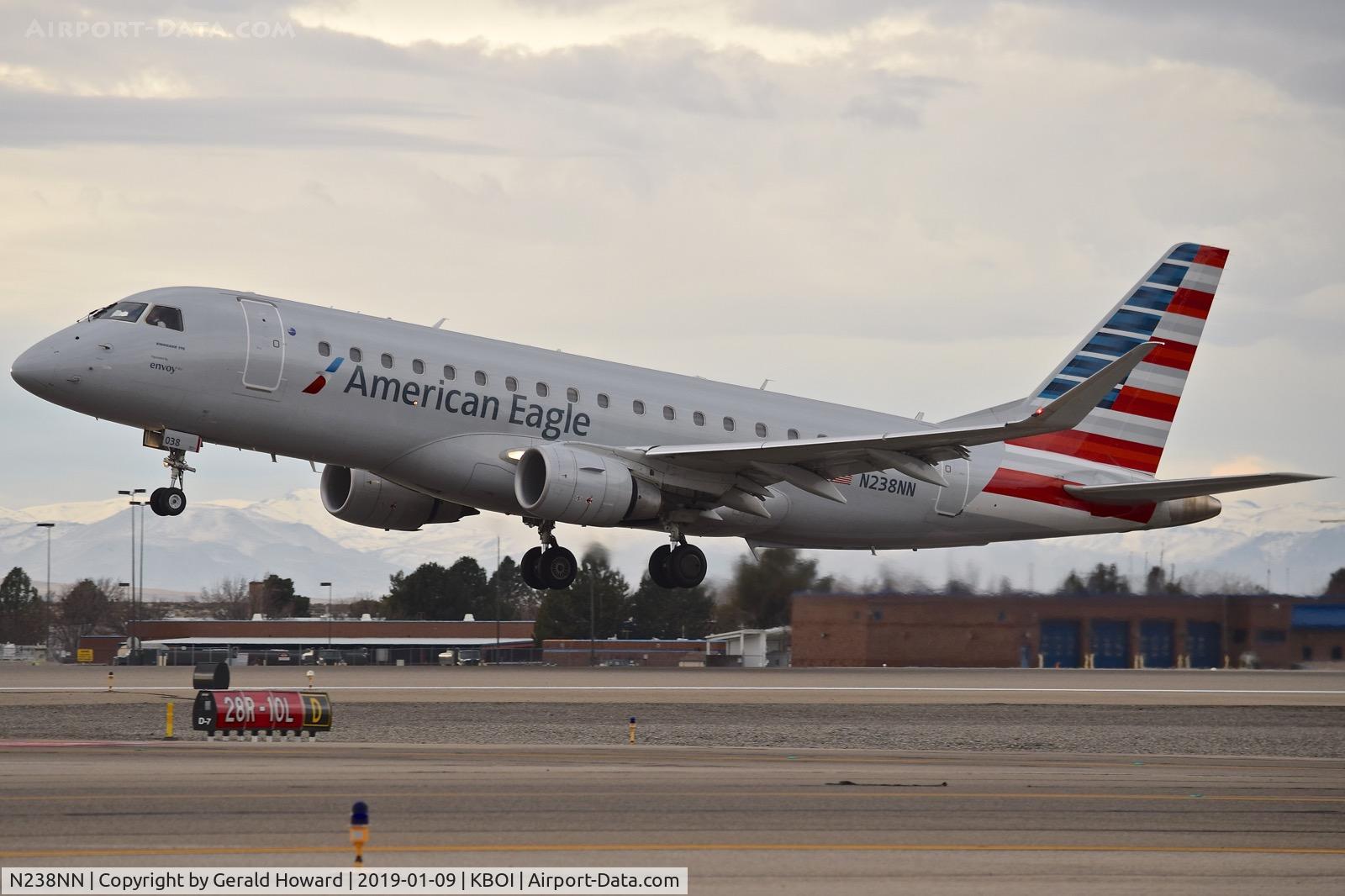 N238NN, 2016 Embraer 175LR (ERJ-170-200LR) C/N 17000584, Take of from RWY 10L.