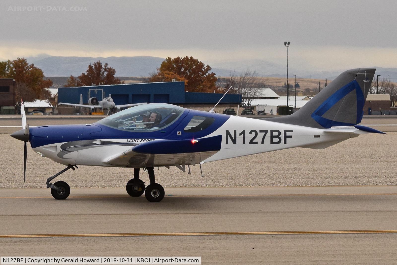 N127BF, 2017 Czech Sport Aircraft SportCruiser C/N C0618, Taxiing on Alpha.
