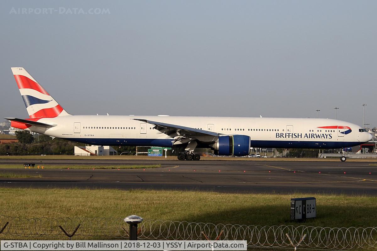 G-STBA, 2010 Boeing 777-336/ER C/N 40542, in from SIN