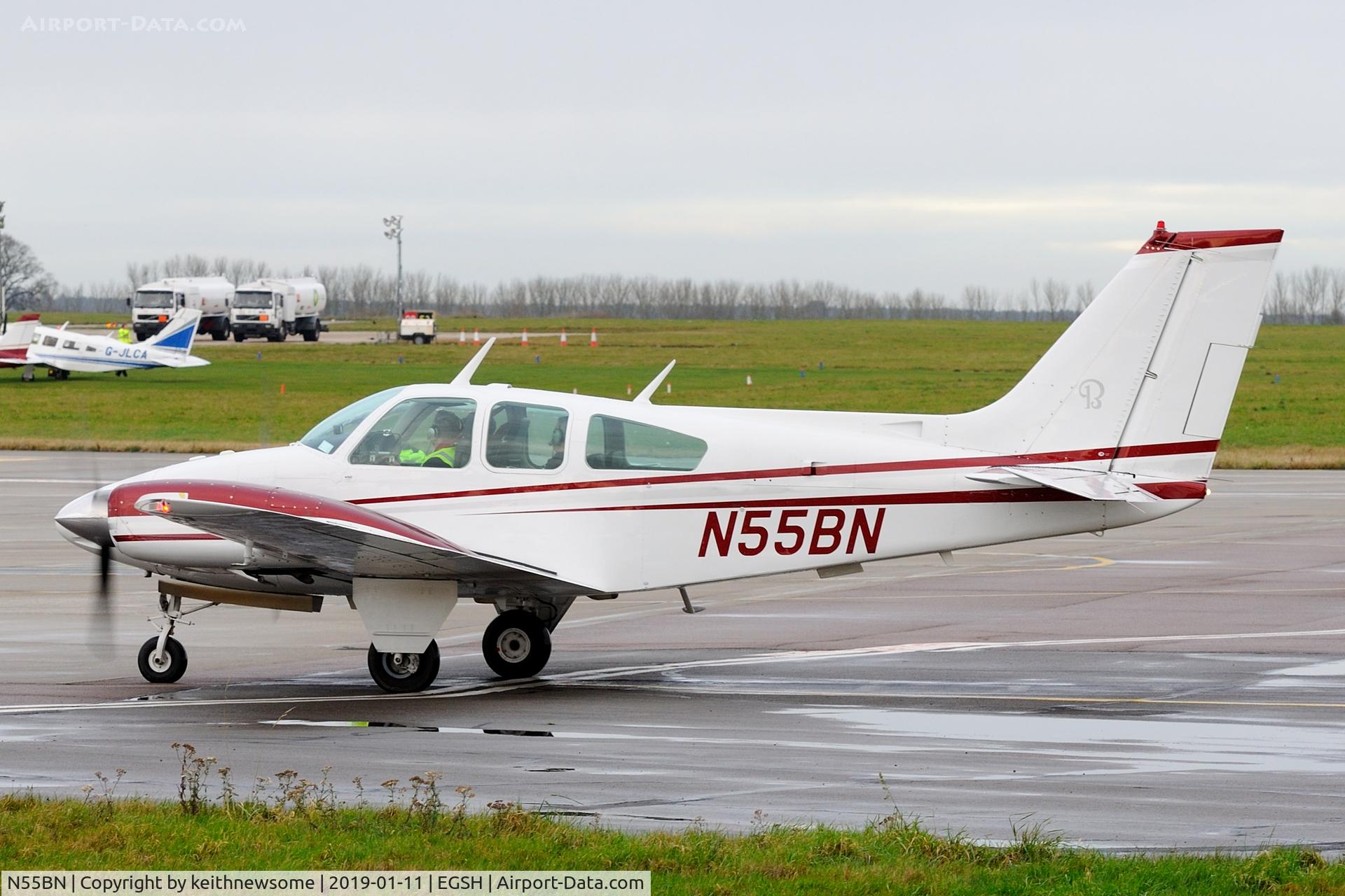 N55BN, 1973 Beech 95-B55 Baron Baron C/N TC-1572, Nice Visitor.